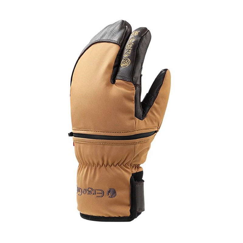 日本ErgoGrip龙虾滑雪手套真皮加厚吸湿防水单双板三指手套23新款,淘宝优惠券,粉丝福利购,淘宝优惠卷
