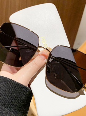 速发太级小显脸感202新款圆晒抗UV大脸防脸近视太方形