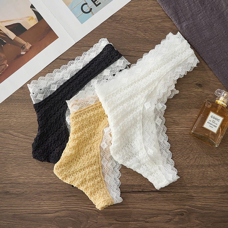 男士时尚三角蕾丝性感比基尼囊袋中性小内裤,淘宝优惠券,粉丝福利购,淘宝优惠卷