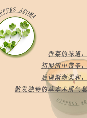 香菜味香薰蜡烛DIFFERS