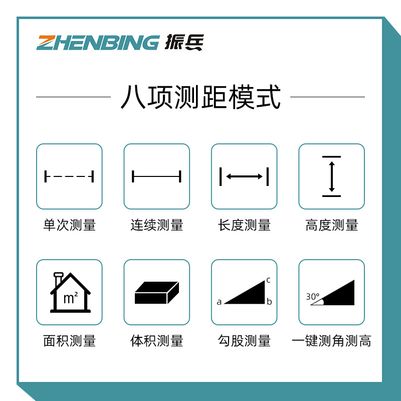 激光测距仪红外线手持电子尺高精度迷你量房仪充电距离测量尺-图2