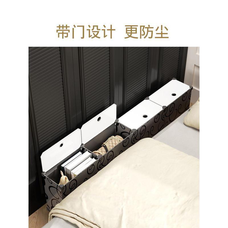 床边缝隙置物架窄收纳盒宿舍夹缝长条柜填充柜床头晚上放衣服神器 - 图2