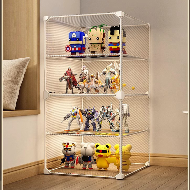 Figure storage box transparent storage box