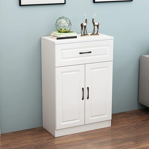 实木鞋柜家用门口客厅入户门厅柜简约经济大容量玄关柜阳台储物柜 - 图1