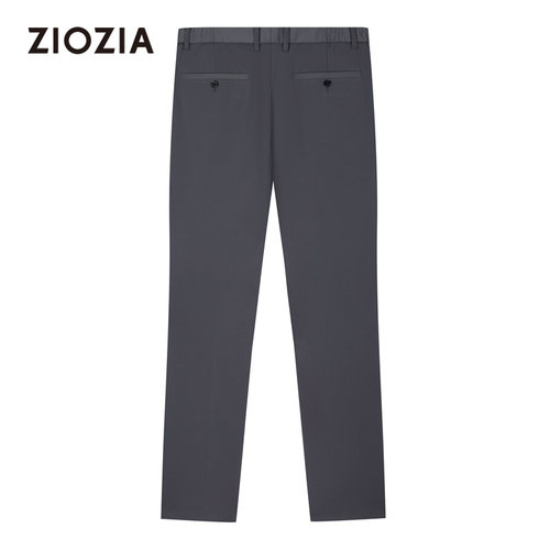 ZIOZIA秋冬时尚舒适男休闲裤高级弹性直筒商务西裤ZPPB7B60B - 图2