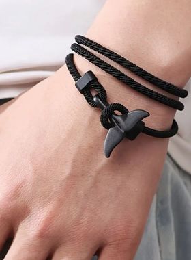 学生手工编织手链英伦风男女时尚