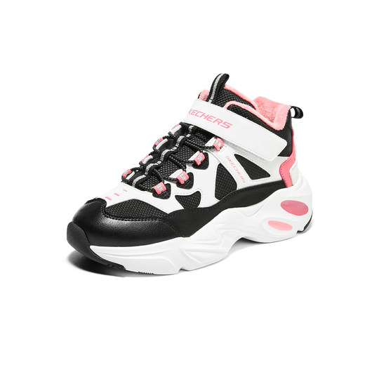 Skechers斯凯奇女童秋冬款保暖加绒靴防滑耐磨休闲运动鞋303902L