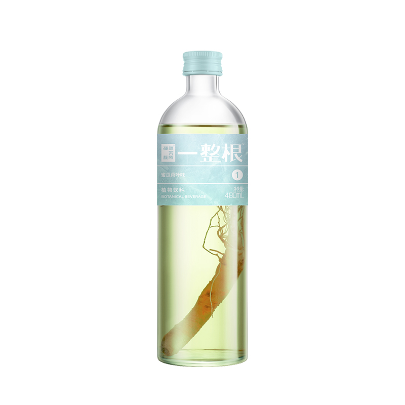 【勿拍此链接不发货】一整根人参水清新蜜瓜味饮料480ml*1瓶-图3