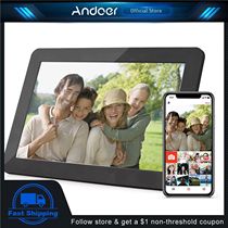 Andoer 10 1 Inch Digital Photo Frame WiFi Cloud Digital Pic