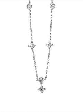 从爱之名繁星四叶花项链女