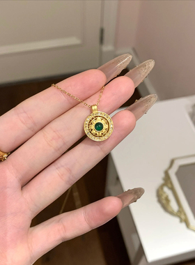 时来运转八宝罗盘旋转项链