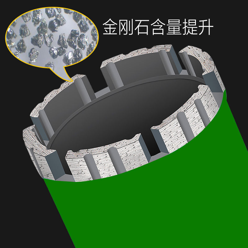 力必信水钻钻头混凝土快速打孔63空调墙壁开孔器水转头干打水钻头-图2