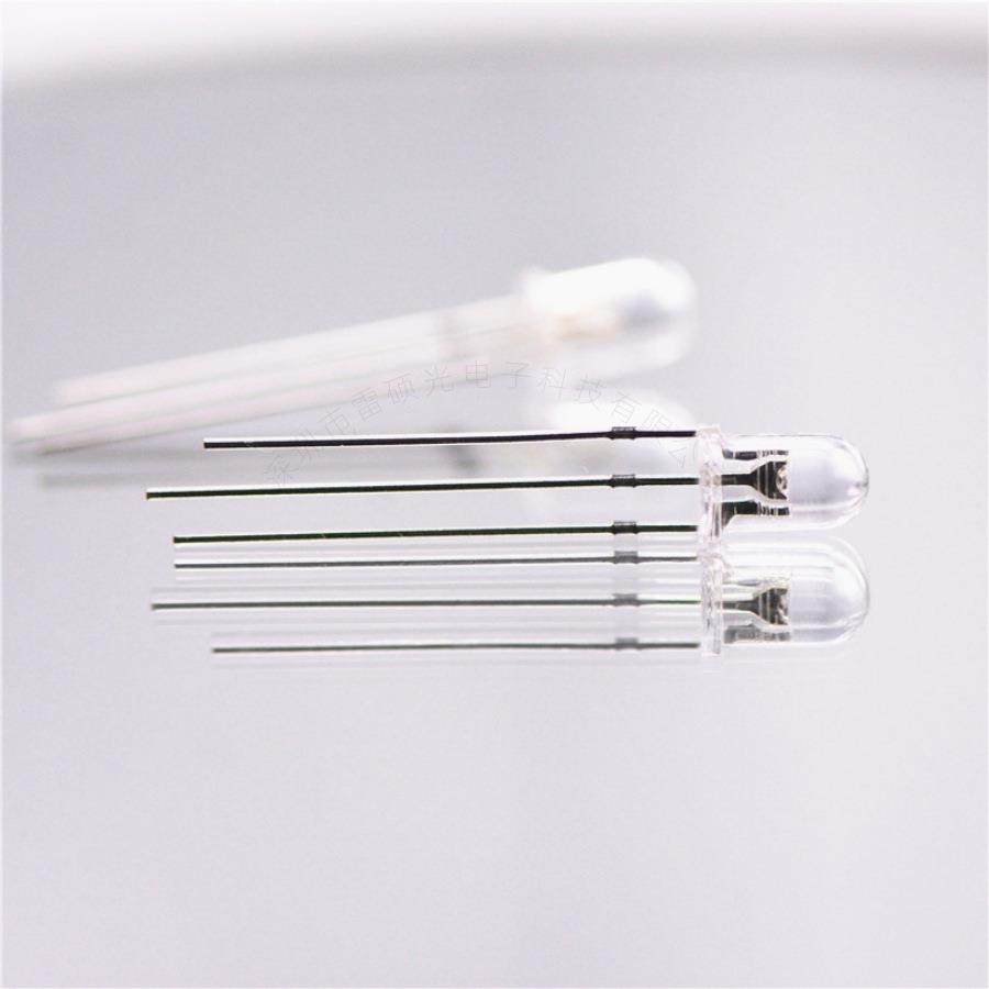 厂家直销f5红翠绿双色灯珠透明共阴5mm红绿led高亮圆头三脚指示灯,淘宝优惠券,粉丝福利购,淘宝优惠卷