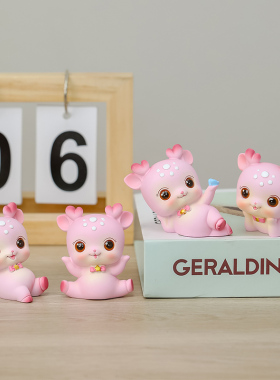 速发治愈系可送家居装厅办公室桌面摆件房间客饰品生爱闺蜜