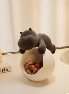 速发创意玄入户门口纳收狗关摆件轻奢高档鞋柜家用客厅高级装饰品