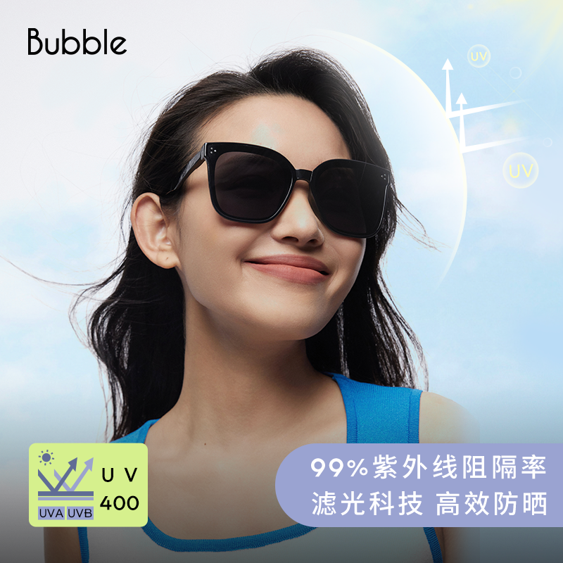 送收纳包+礼品袋！bubble遮阳时尚大框墨镜-第2张图片-提都小院