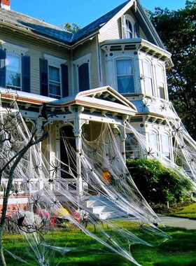 Halloween Decorations Artificial Spider Web Stretchy Cobweb
