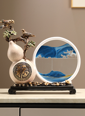 树脂招财中式客厅办公店铺摆件