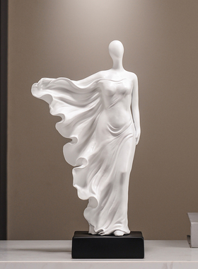 抽象人物轻奢艺术摆件客厅电视柜