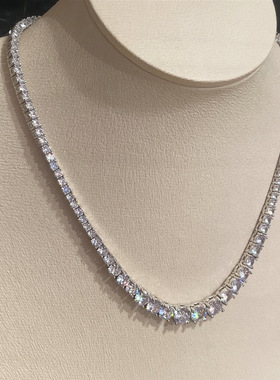 奢华渐变钻颈链欧美潮流