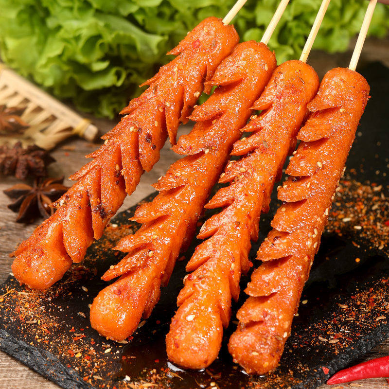 双润煎烤淀粉肠旗舰店路边摆摊油炸铁板烤肠大根香肠商用