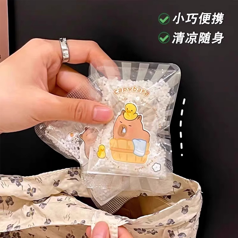 敲敲乐冰袋夏季反复使用冰袋旅行便携户外冰包卡通降温冷敷降温 - 图2