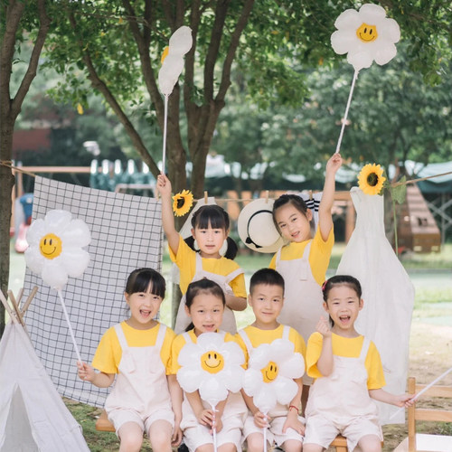 2026幼儿园小大学毕业典礼数字气球班级场景布置仪式儿童拍照道具 - 图1