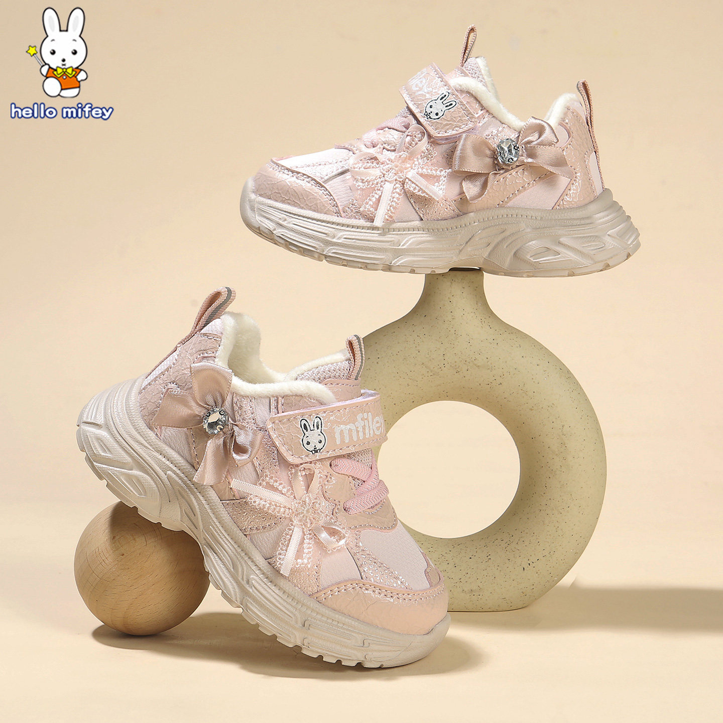 班纳米菲儿童鞋冬季宝宝鞋子女童加绒运动鞋女孩棉鞋保暖幼儿冬鞋,淘宝优惠券,粉丝福利购,淘宝优惠卷