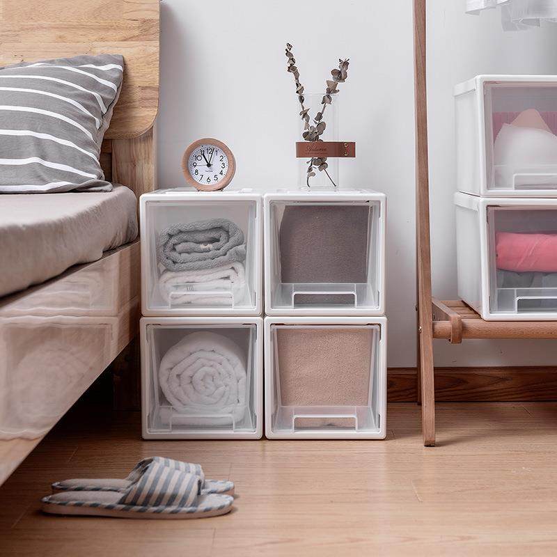 抽屉收纳盒抽屉式收纳柜化妆品收纳箱厨房储物盒内衣整理箱夹缝款,淘宝优惠券,粉丝福利购,淘宝优惠卷