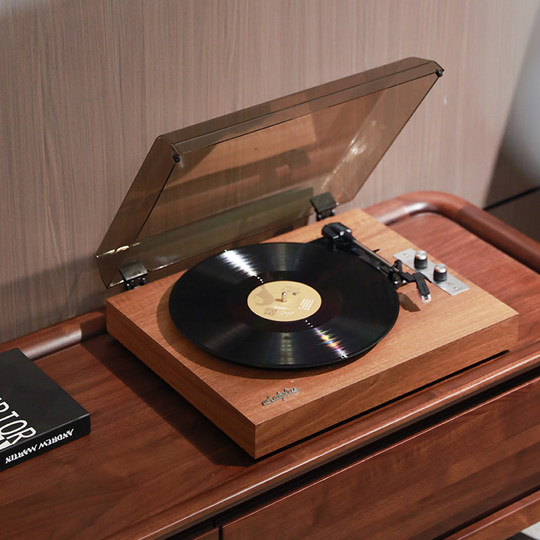【明星同款】问加1900黑胶唱片机复古音响一体式黑胶唱机礼物