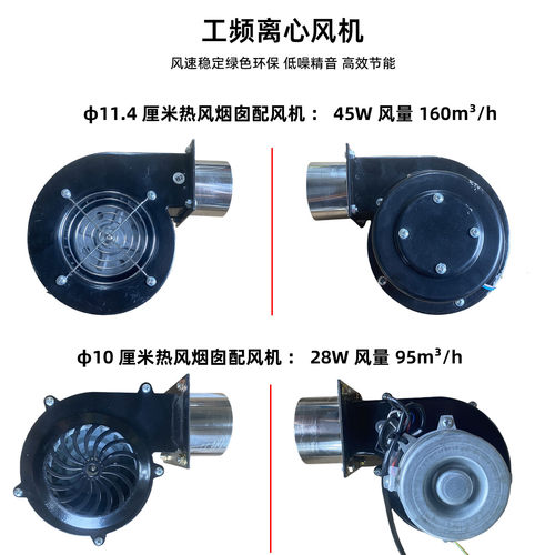 不锈钢热风烟囱管散热器热量二次回收加热取暖炉火炉筒子双层节煤 - 图1