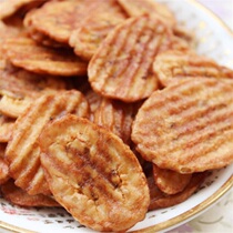 Thai Grilled Banana Slices Charcoal Grilled Banana Dried Chants Crisp Baked Plantain Slices Non-Fried Bulk Fruit Dry Snacks