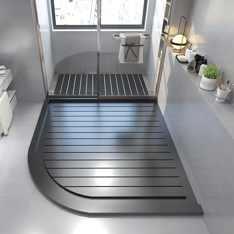 防滑板通体大理石淋浴房挡水条石材浴室卫生间干湿分离防水石基