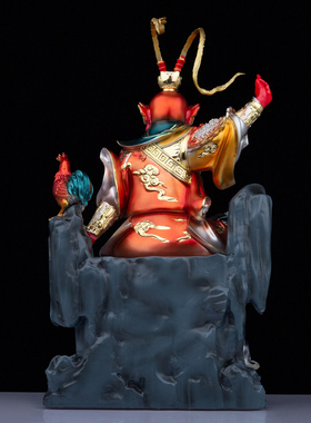 树脂田都元帅玻璃钢神像戏神相公爷田公元帅现代居家祝福桌面摆件