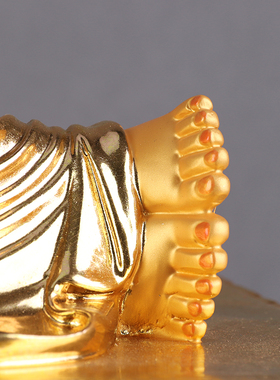 16寸卧佛佛像睡佛如来佛祖释迦摩尼佛供奉寺庙家用释迦牟尼佛摆件