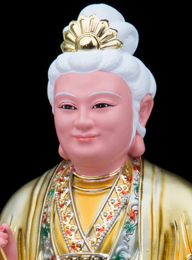 树脂黎山老母神像黎山母亲无声老母佛像现代家用佛堂供奉桌面摆件