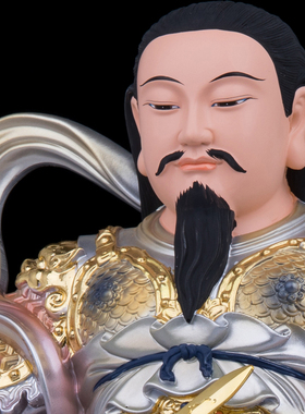树脂真武大帝神像树脂玄天上帝家用供奉玄武祖师中式祝福摆件