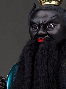 树脂南北斗星君神像金缕彩南斗星君北斗星君佛像中式客厅桌面摆件