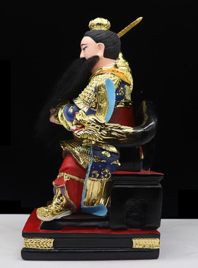 九天应元雷神普华天尊12寸16寸雷祖南极长生大帝家用客厅树脂摆件