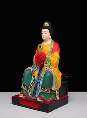 三霄娘娘16寸碧霞元君送子娘娘眼光娘娘三霄仙子居家供奉树脂神像