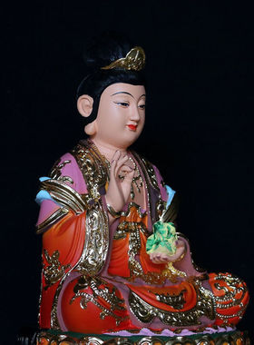 女娲娘娘神像女娲补天女娲像树脂佛像家用补天女娲居家供奉摆件