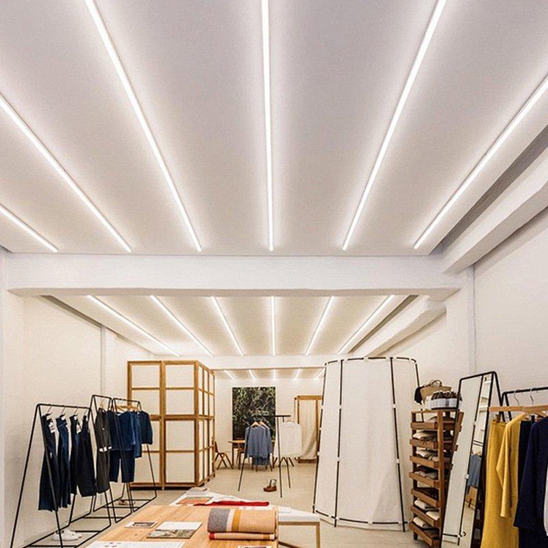 LED线条灯嵌入式pcb灯板铝材线条灯商用照明室内办公室铝材灯具,淘宝优惠券,粉丝福利购,淘宝优惠卷