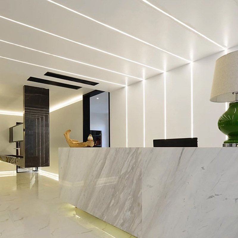 LED线条灯嵌入式pcb灯板铝材线条灯商用照明室内办公室铝材灯具,淘宝优惠券,粉丝福利购,淘宝优惠卷