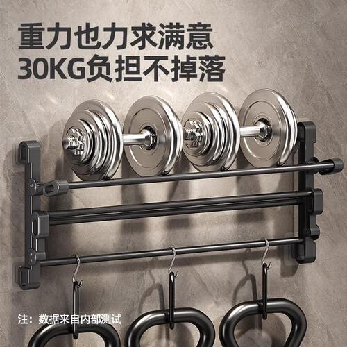 门后鞋架可折叠家用简易折叠壁挂式收纳挂墙浴室拖鞋门上鞋架子 - 图3