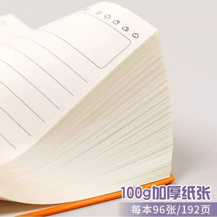 每日计划本高颜值随身便携迷你口袋本方形笔记本时间管理自律打卡