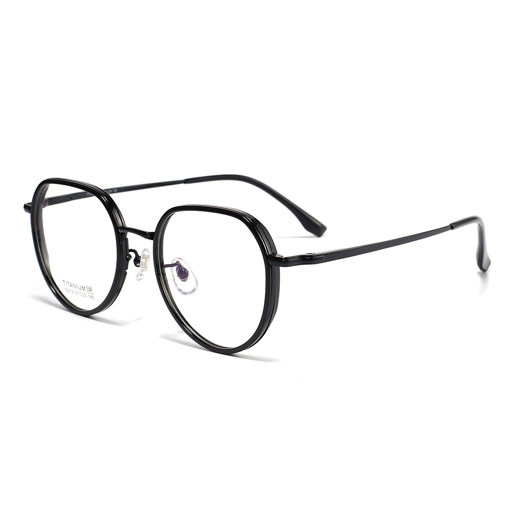 Ultra-light myopia glasses for women can be equipped with myopia degree display, small face, plain face, Korean style anti-blue light and anti-radiation professional glasses