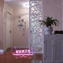 Living room dining room Iron Plate Carved partition Screen Baking Varnish Toilet Iron Art Xuan Guan Partition Hollowed-out Floral Board