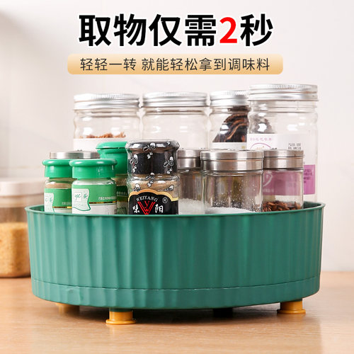 旋转调料置物架厨房专用酱醋调味料收纳盒用品家用大全神器储物架 - 图2