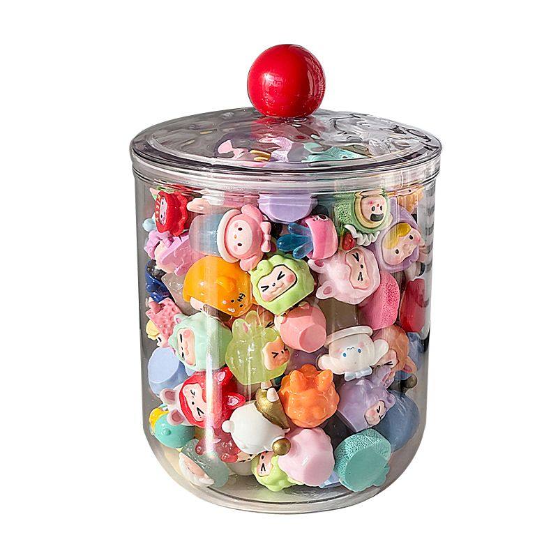 萌粒展示盒泡泡玛特小摆件防尘盒透明密封大容量小玩偶趴趴收纳盒,淘宝优惠券,粉丝福利购,淘宝优惠卷