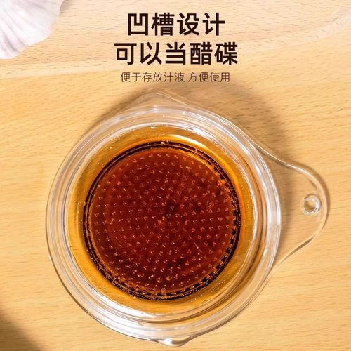 磨姜泥神器蒜泥姜蓉研磨盘器碗擦姜末汁撞奶磨蒜器手工手动磨泥器 - 图2